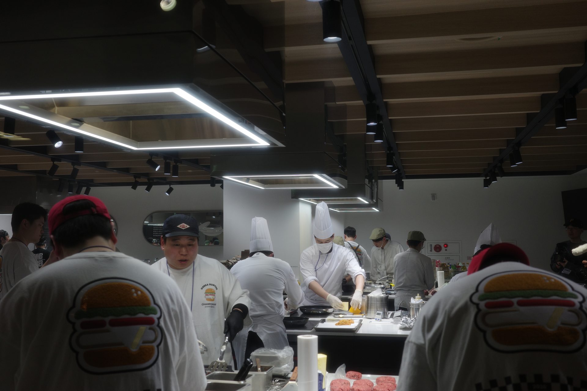 Korea Burger Championship competition floor